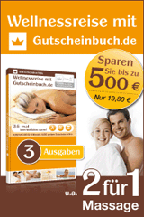 Wellnessreise mit Gutscheinbuch.de